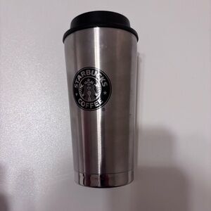 Starbucks Vintage 2010 Stainless Silver 16oz Travel Tumbler NWT
